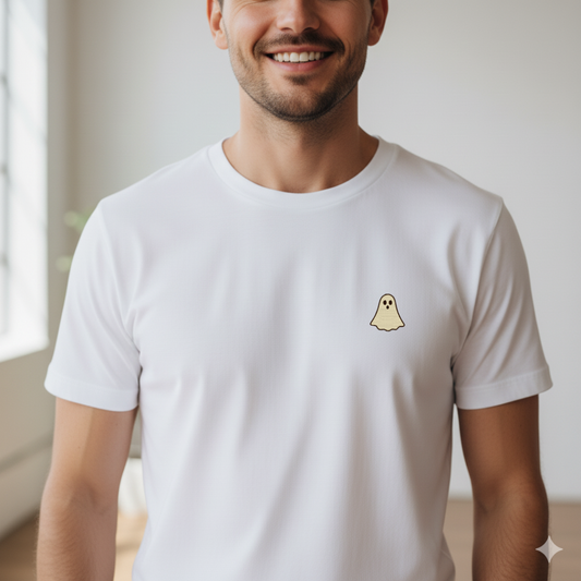 T-shirt brodé - halloween – Homme