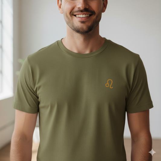 T-shirt brodé- signe astrologique – Homme