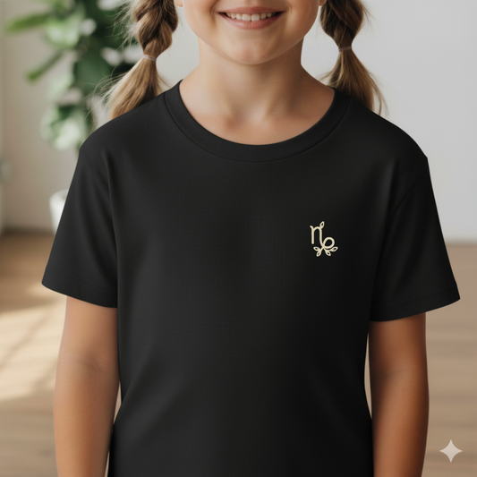 T-shirt brodé - signe astrologique – Fille