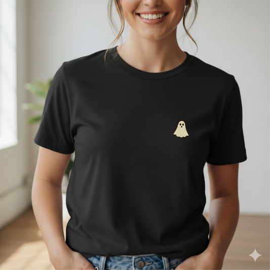 T-shirt brodé - halloween – Femme