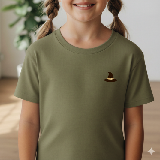 T-shirt brodé - halloween – Fille